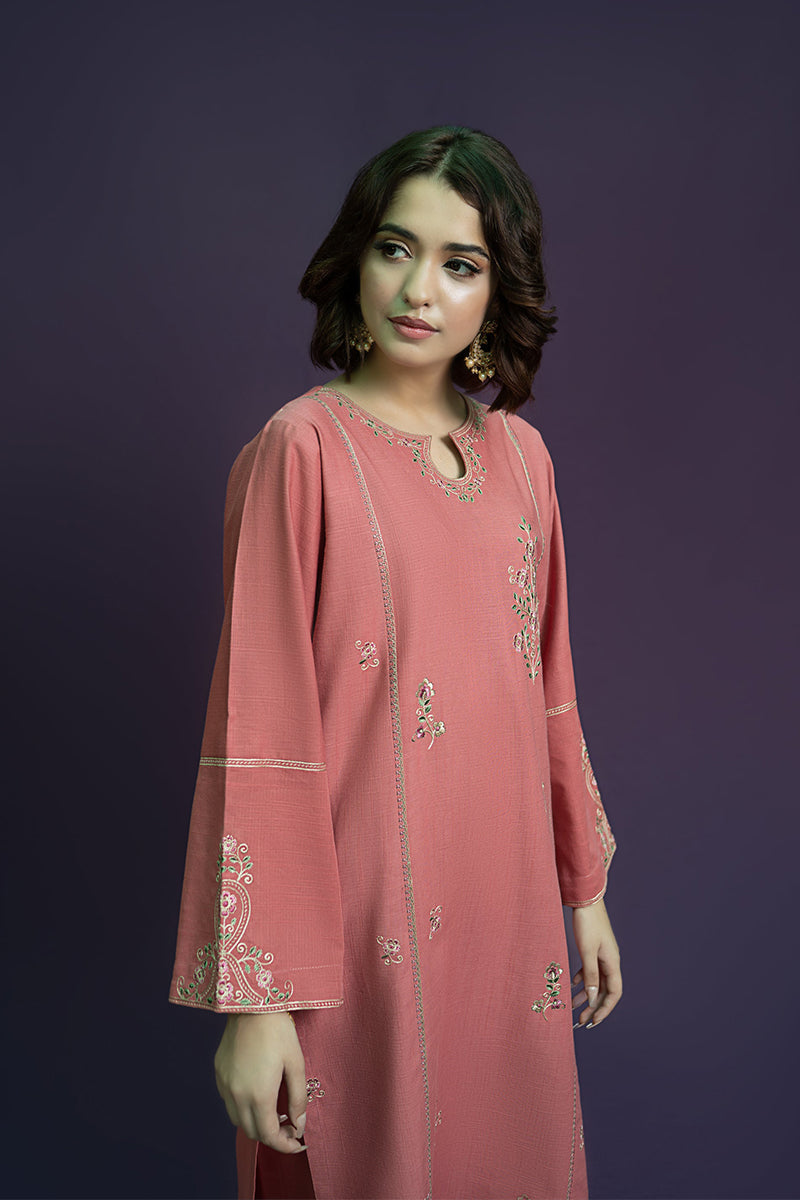URGE - 2PC DHANAK EMBROIDERED CL-W201