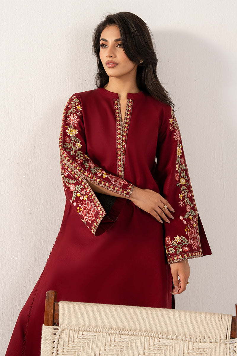 IZEL - 2PC DHANAK EMBROIDERED CL-W208