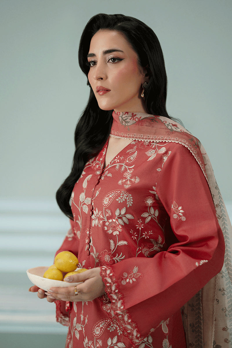 SERAN - 3PC DHANAK EMBROIDERED CL-W202