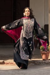 ZARPOSH - 3PC DHANAK EMBROIDERED CL-W120