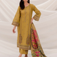 JAZMIN - 3PC DHANAK EMBROIDERED CL-W48