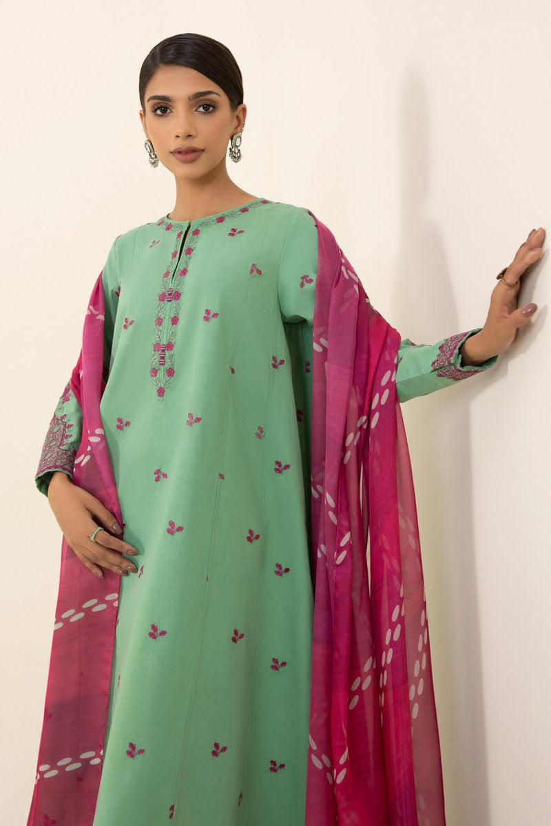 SAPPHIRE- 3PC LAWN EMBROIDERED CL-62