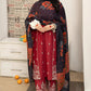 URGE - 3PC DHANAK EMBROIDERED CL-W151