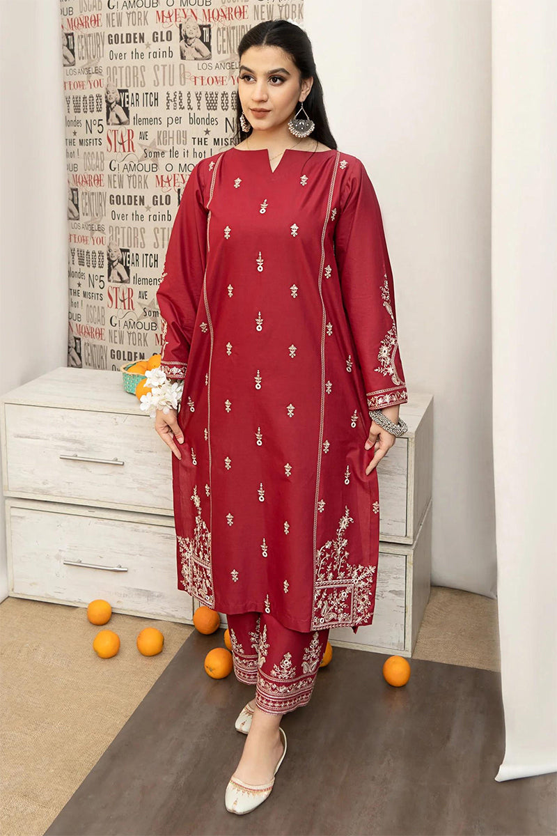 URGE - 3PC DHANAK EMBROIDERED CL-W151