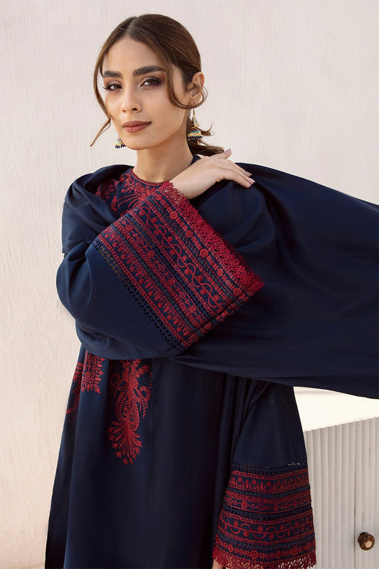 JAZMIN - 3PC DHANAK EMBROIDERED CL-W30