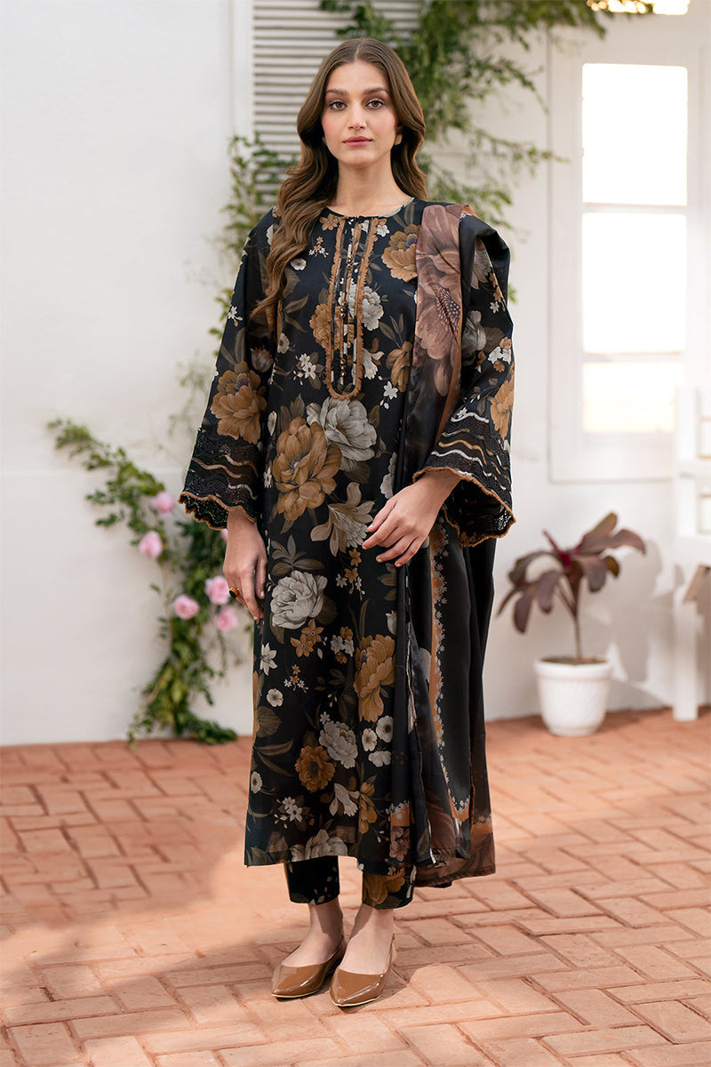 BAROQUE- 3PC KARANDI PRINTED CLKP-05