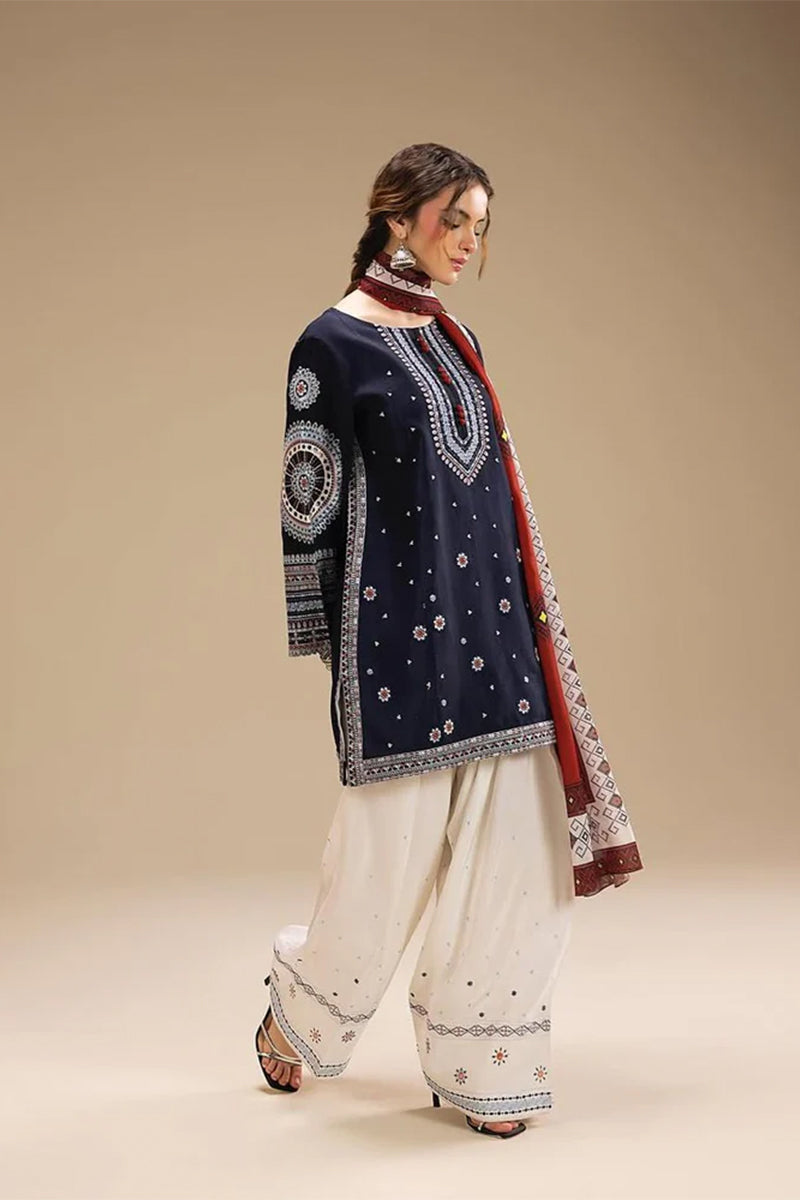 CALISTA - 3PC DHANAK EMBROIDERED CL-W167