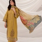 JAZMIN - 3PC DHANAK EMBROIDERED CL-W48