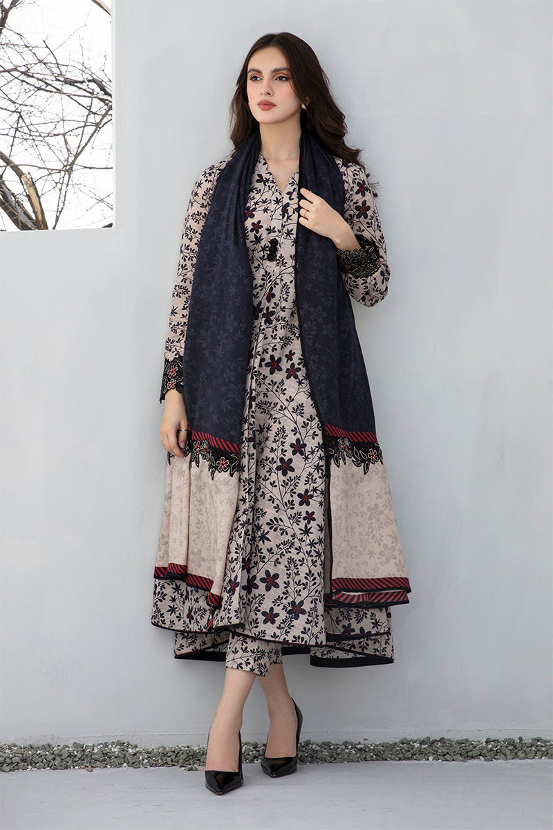 LULUSAR - 3PC KARANDI PRINTED CLKP-06
