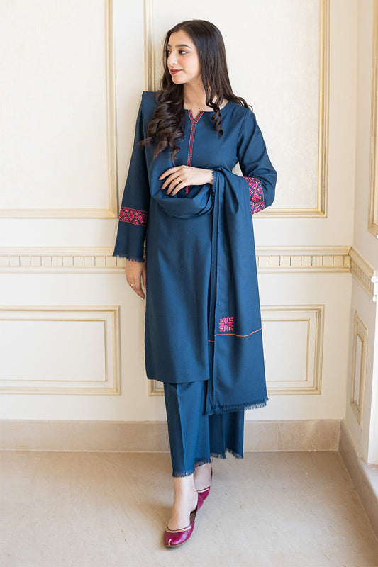 AISLING - 3PC DHANAK EMBROIDERED CL-W70