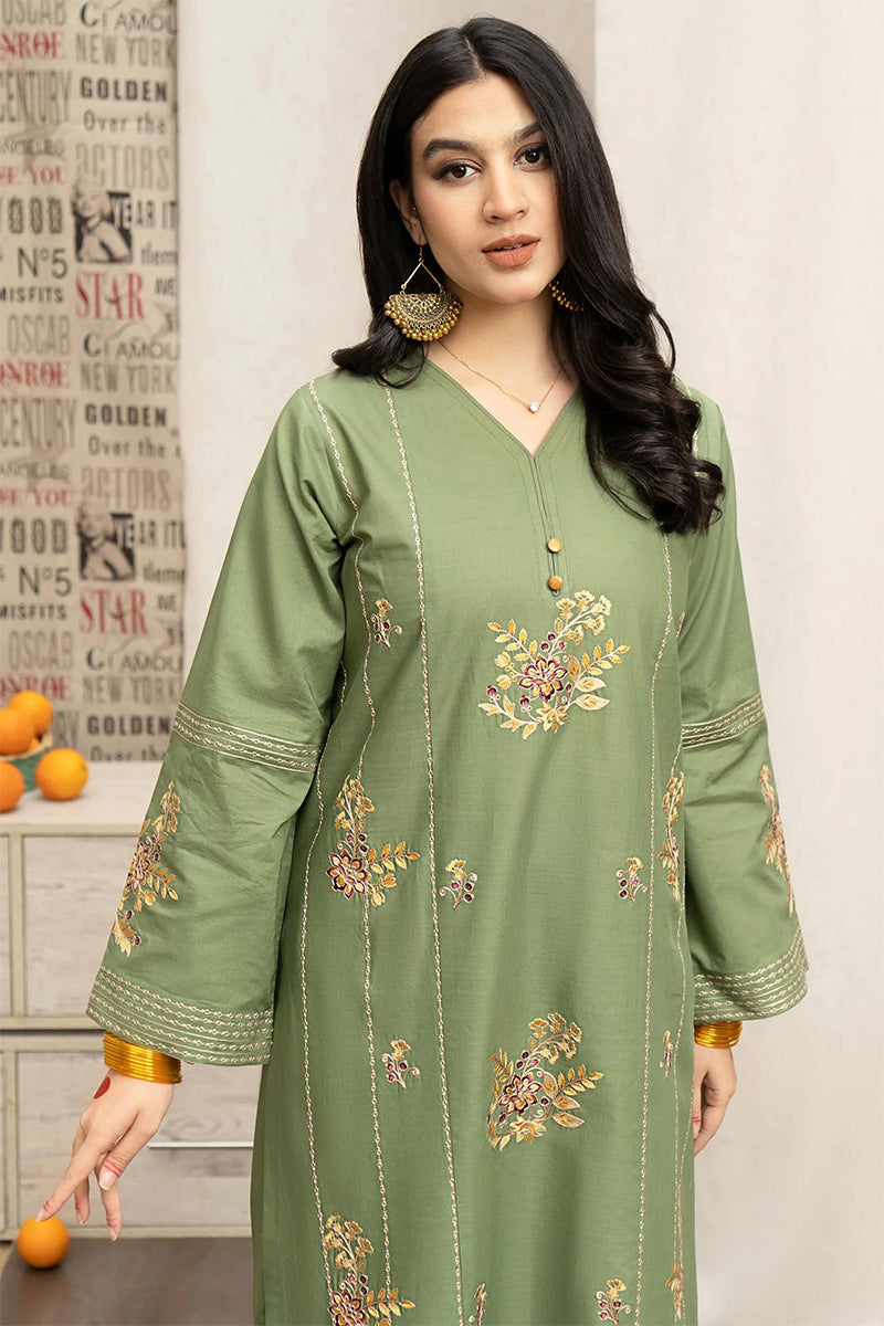 URGE - 3PC LAWN EMBROIDERED CL-S114