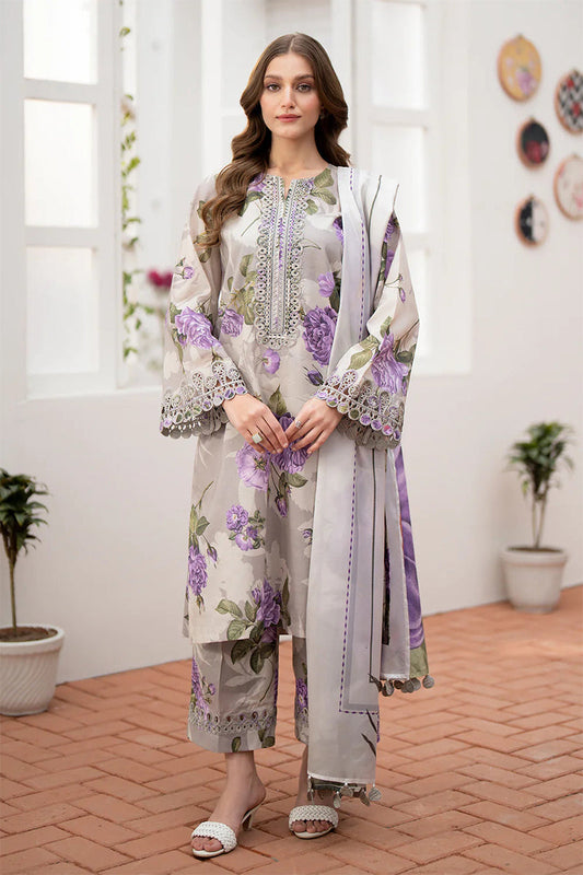 LULUSAR - 3PC KARANDI PRINTED CLKP-09