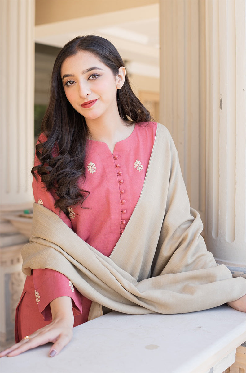 AISLING - 3PC DHANAK EMBROIDERED CLP-W71