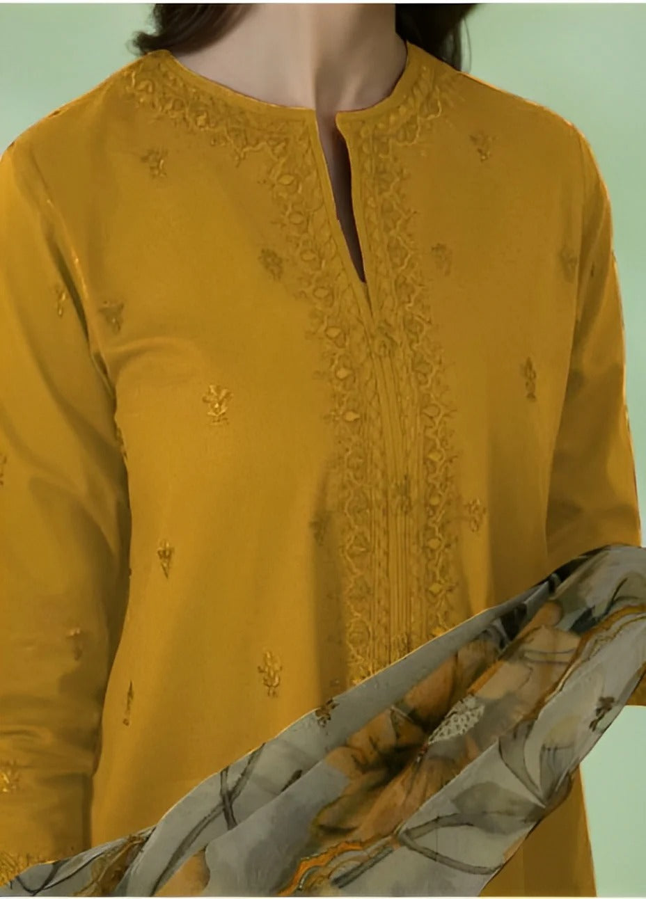 SAPPHIRE - 3PC DHANAK EMBROIDERED CL-W50B