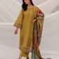 JAZMIN - 3PC DHANAK EMBROIDERED CL-W48