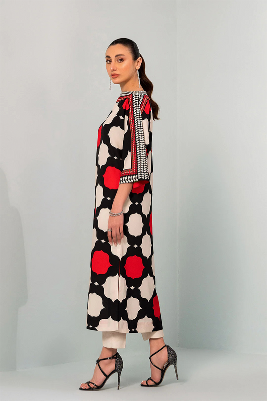 LULUSAR - 2PC DIGITAL SILK PRINTED CLSP-08