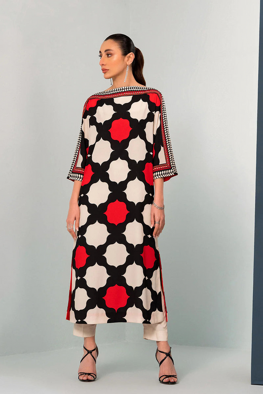 LULUSAR - 2PC DIGITAL SILK PRINTED CLSP-08