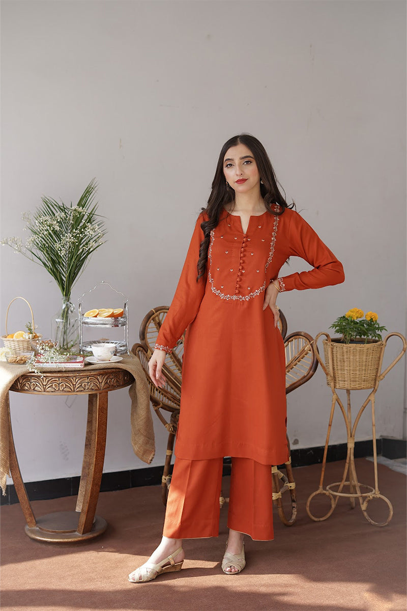 AISLING - 3PC DHANAK EMBROIDERED CL-W165