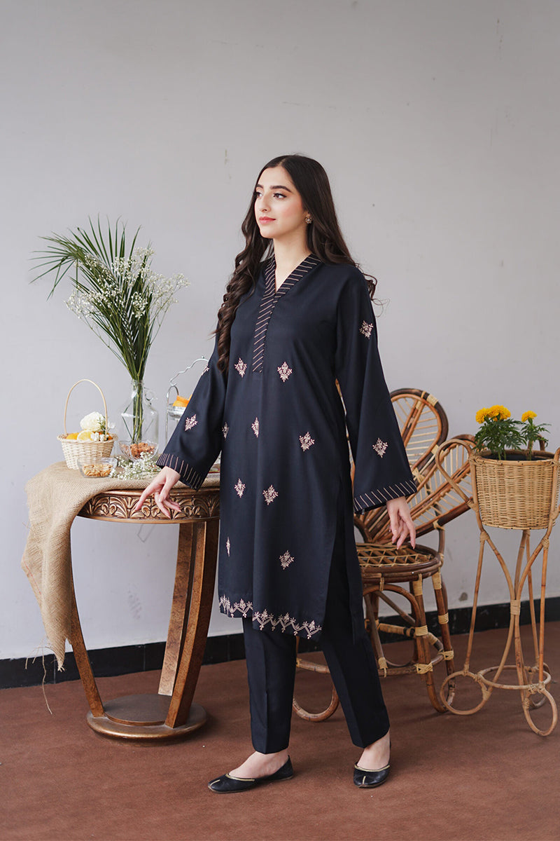 AISLING - 3PC DHANAK EMBROIDERED CL-W163