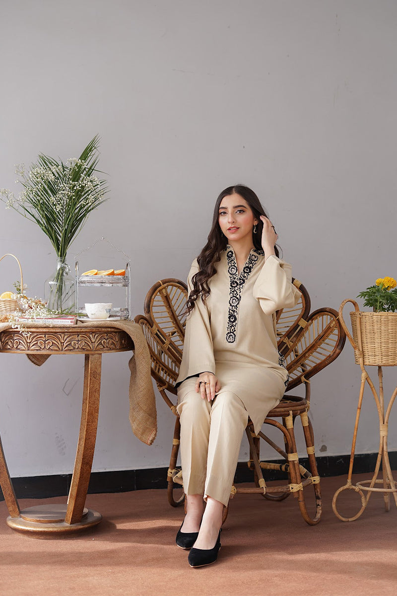 AISLING - 3PC DHANAK EMBROIDERED CL-W164