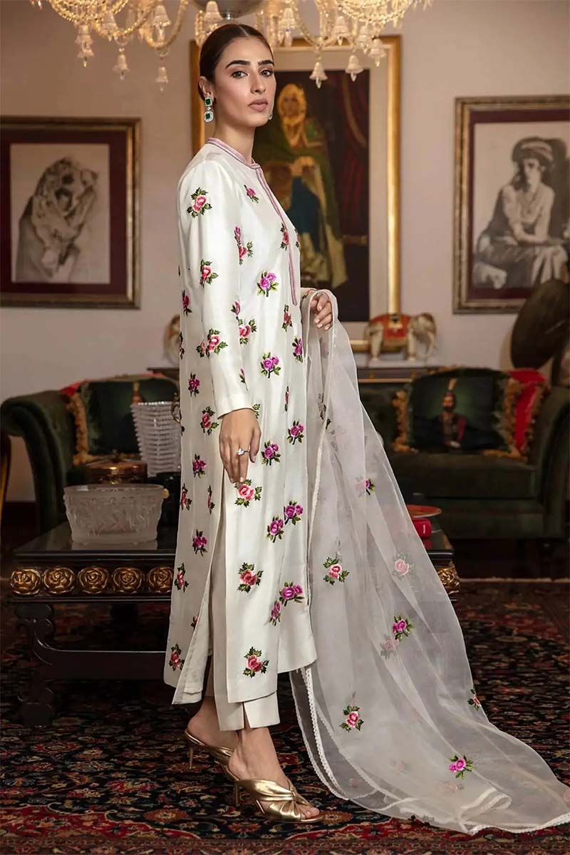 BREEZE-3PC Silk Embroidered CLSE-01