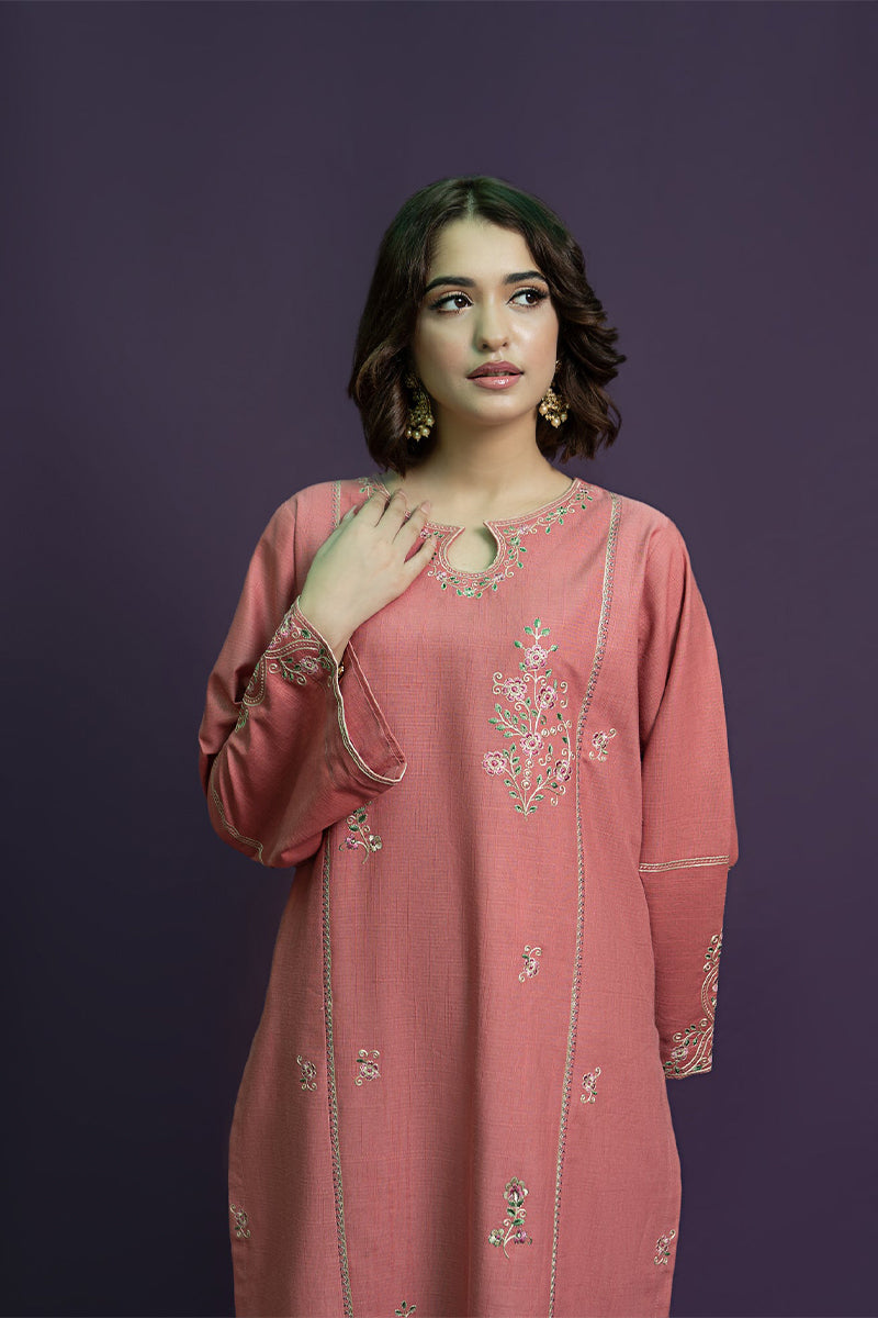 URGE - 2PC DHANAK EMBROIDERED CL-W201