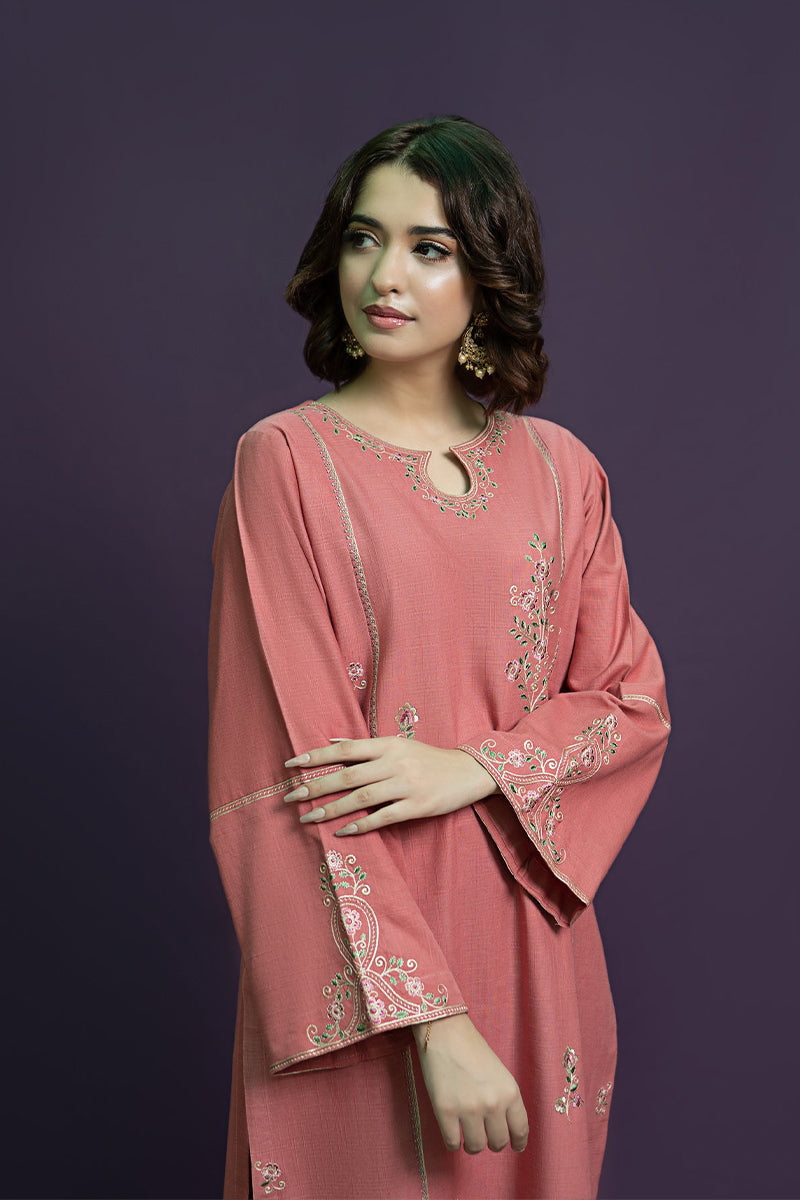 URGE - 2PC DHANAK EMBROIDERED CL-W201