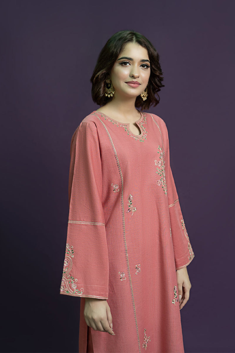 URGE - 2PC DHANAK EMBROIDERED CL-W201