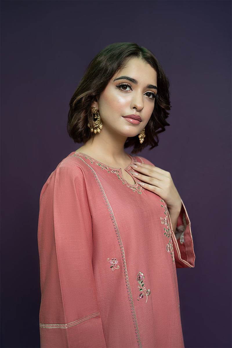 URGE - 2PC DHANAK EMBROIDERED CL-W201