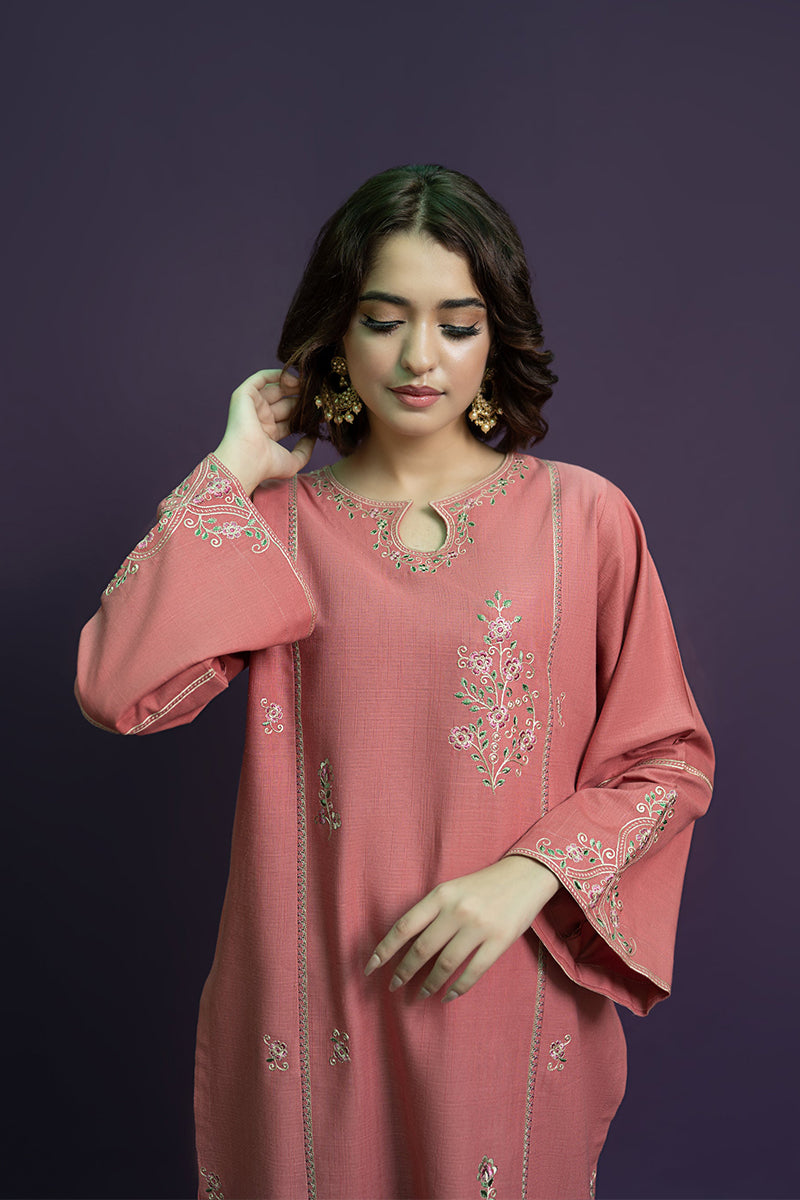 URGE - 2PC DHANAK EMBROIDERED CL-W201