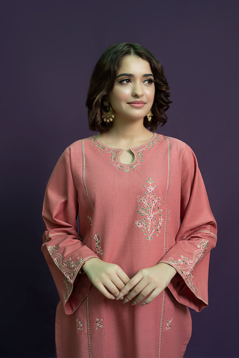 URGE - 2PC DHANAK EMBROIDERED CL-W201