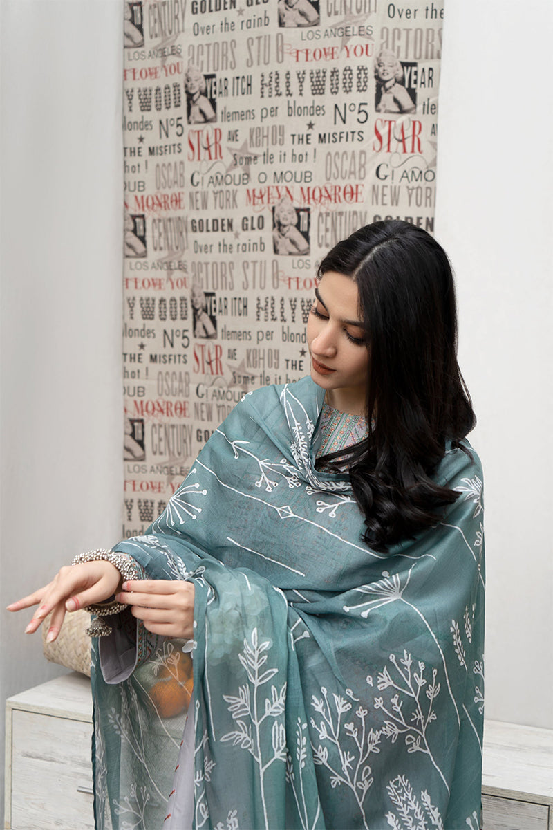 URGE- 3PC DHANAK EMBROIDERED CL-W108