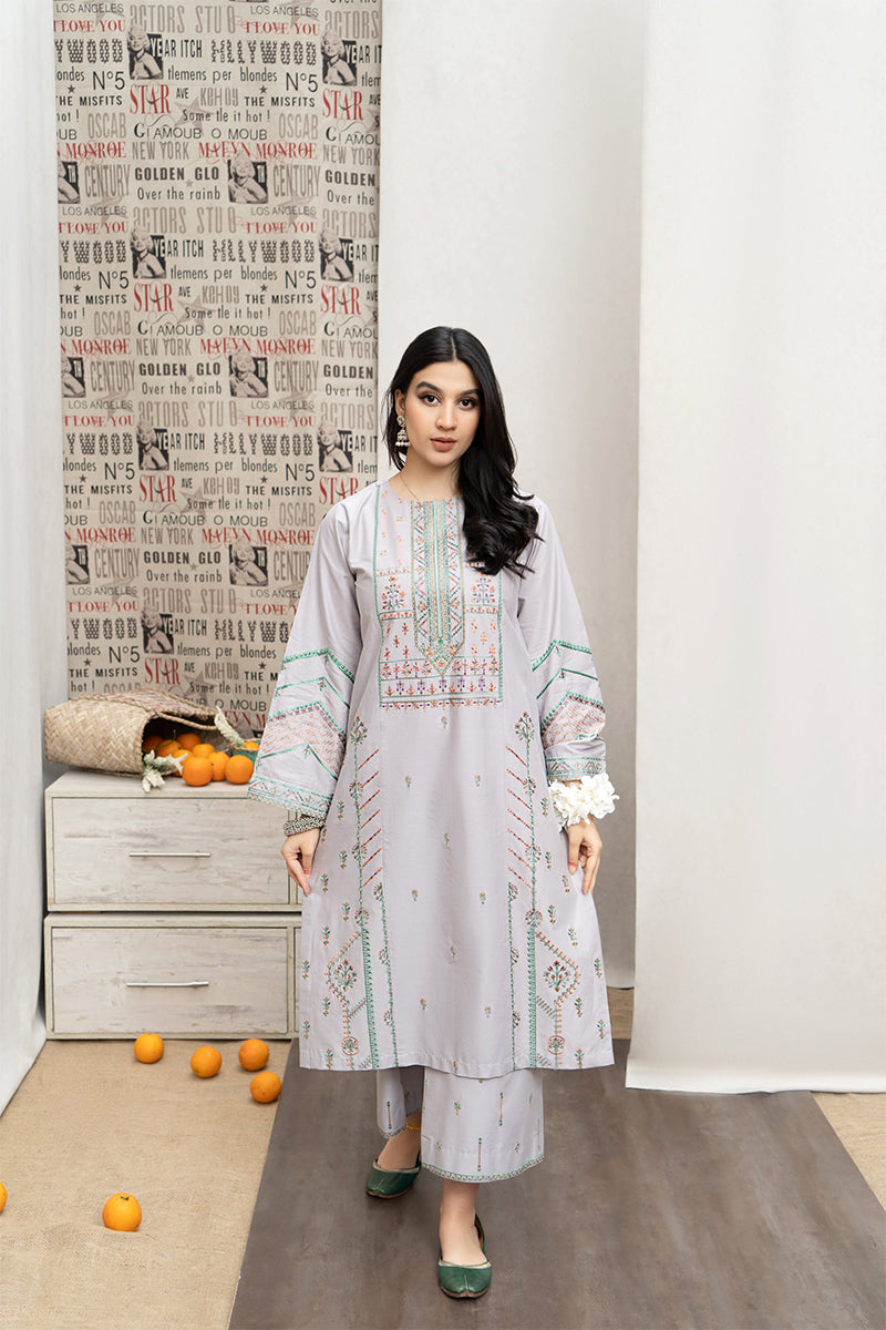 URGE- 3PC DHANAK EMBROIDERED CL-W108