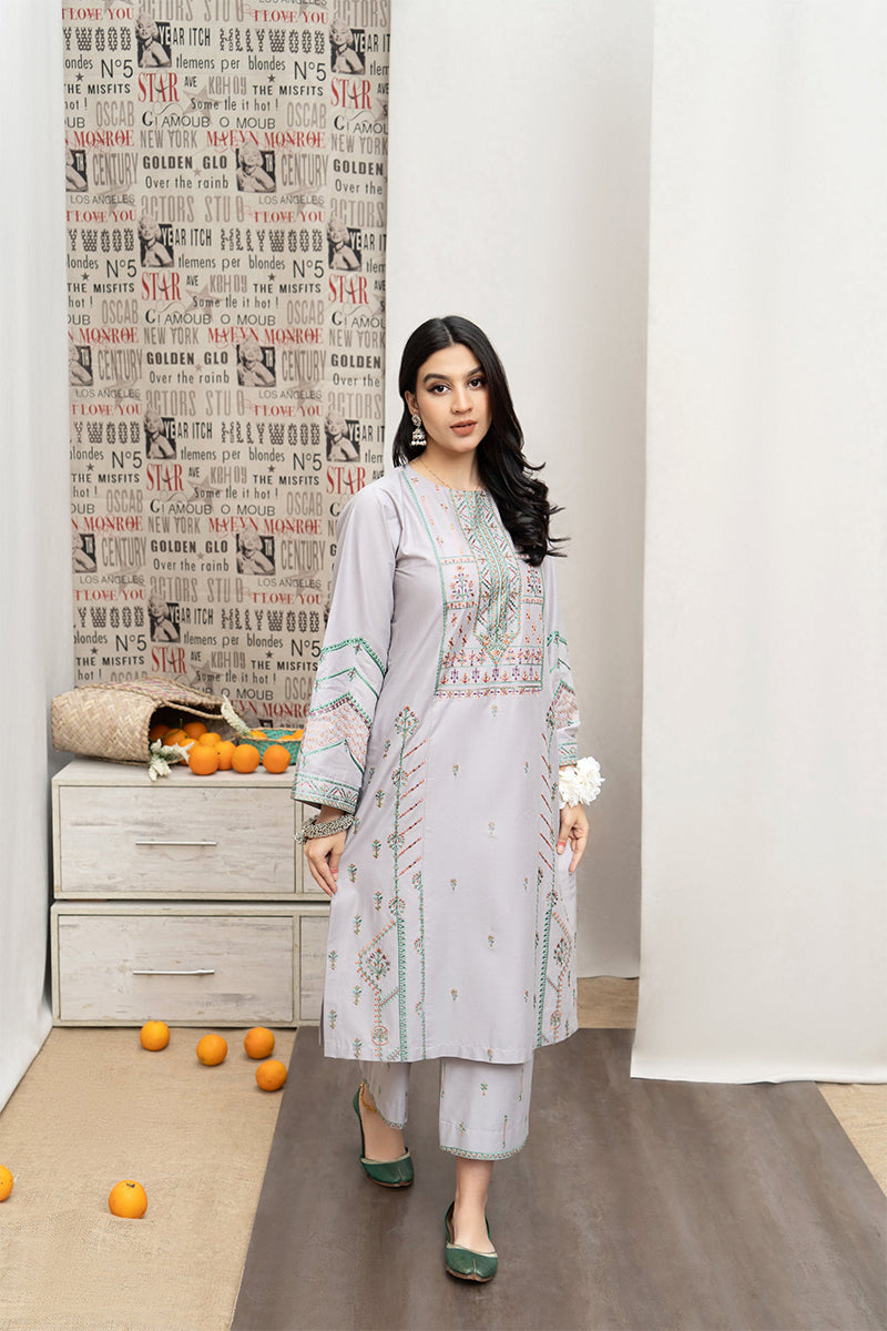 URGE- 3PC DHANAK EMBROIDERED CL-W108