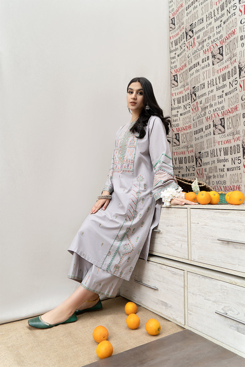 URGE- 3PC DHANAK EMBROIDERED CL-W108