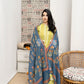 URGE - 3PC DHANAK EMBROIDERED CL-W110