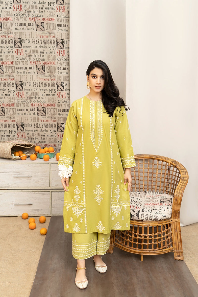 URGE - 3PC DHANAK EMBROIDERED CL-W110