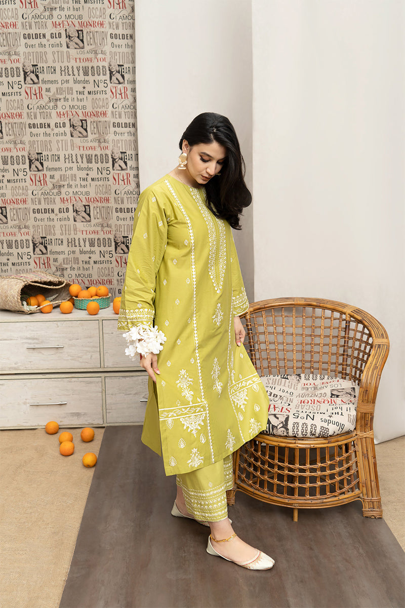 URGE - 3PC LAWN EMBROIDERED CL-S110