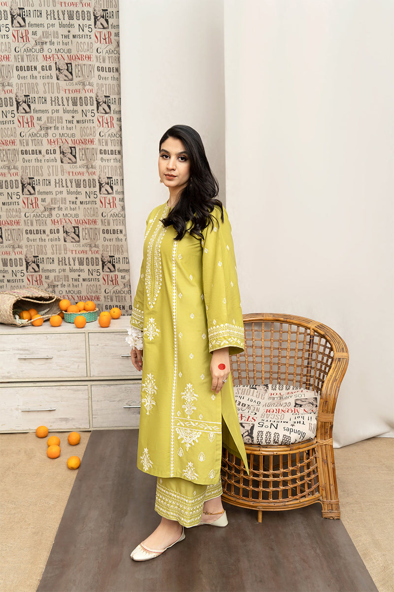 URGE - 3PC LAWN EMBROIDERED CL-S110