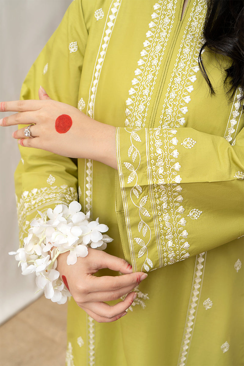 URGE - 3PC DHANAK EMBROIDERED CL-W110