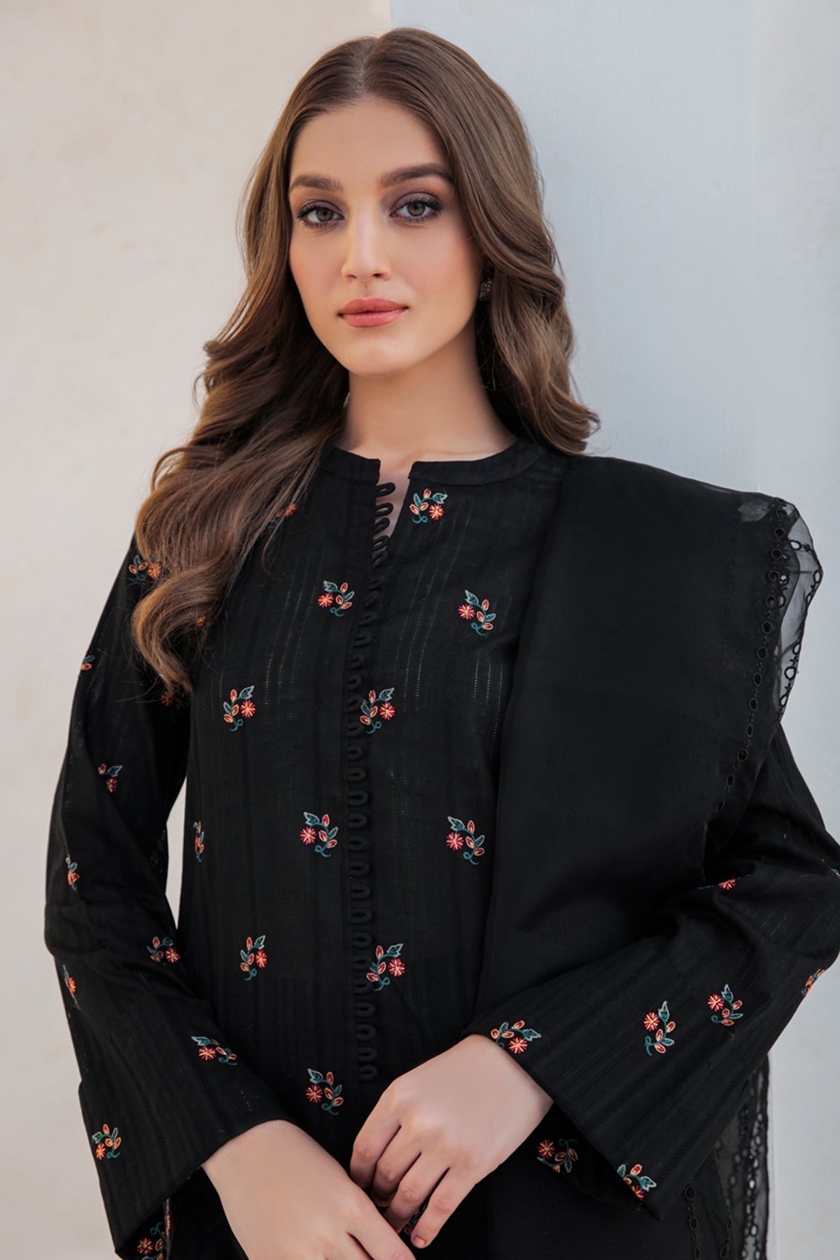 JAZMIN - 3PC LAWN EMBROIDERED CL-S40