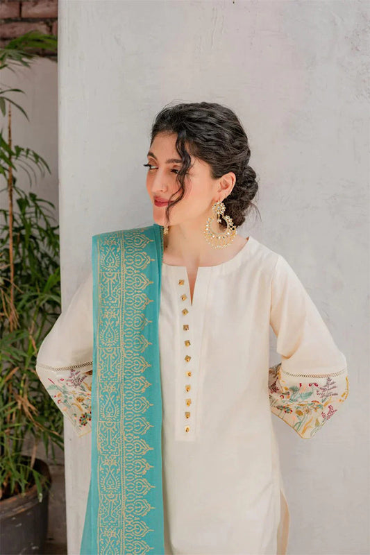 KASTOOR - 3PC DHANAK EMBROIDERED CL-W92