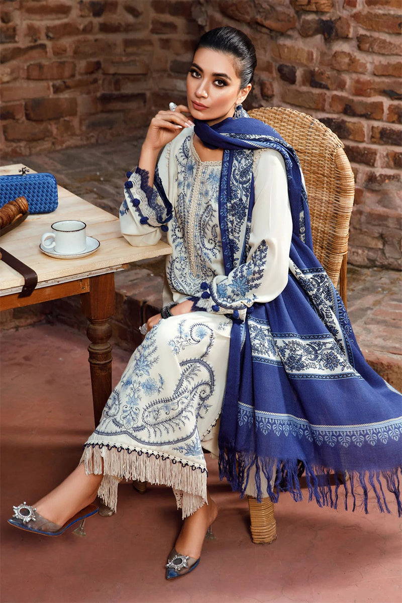 MARIA B - 3PC DHANAK EMBROIDERED CL-W174A