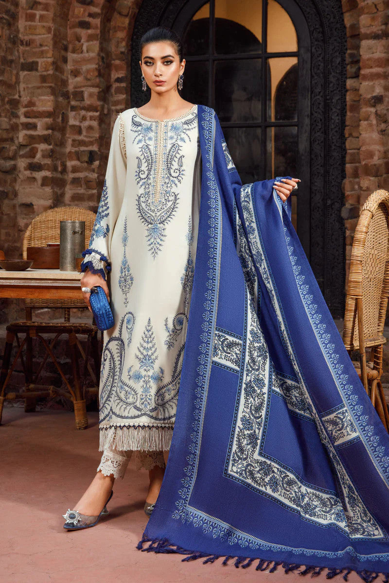 MARIA B - 3PC DHANAK EMBROIDERED CL-W174A