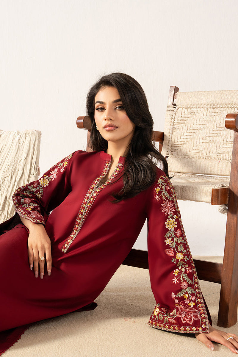 IZEL - 2PC DHANAK EMBROIDERED CL-W208