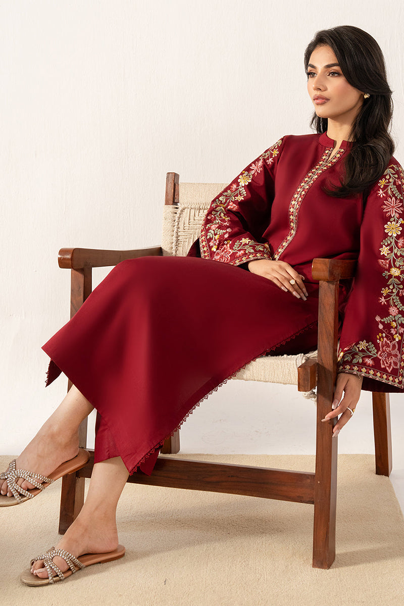 IZEL - 2PC DHANAK EMBROIDERED CL-W208