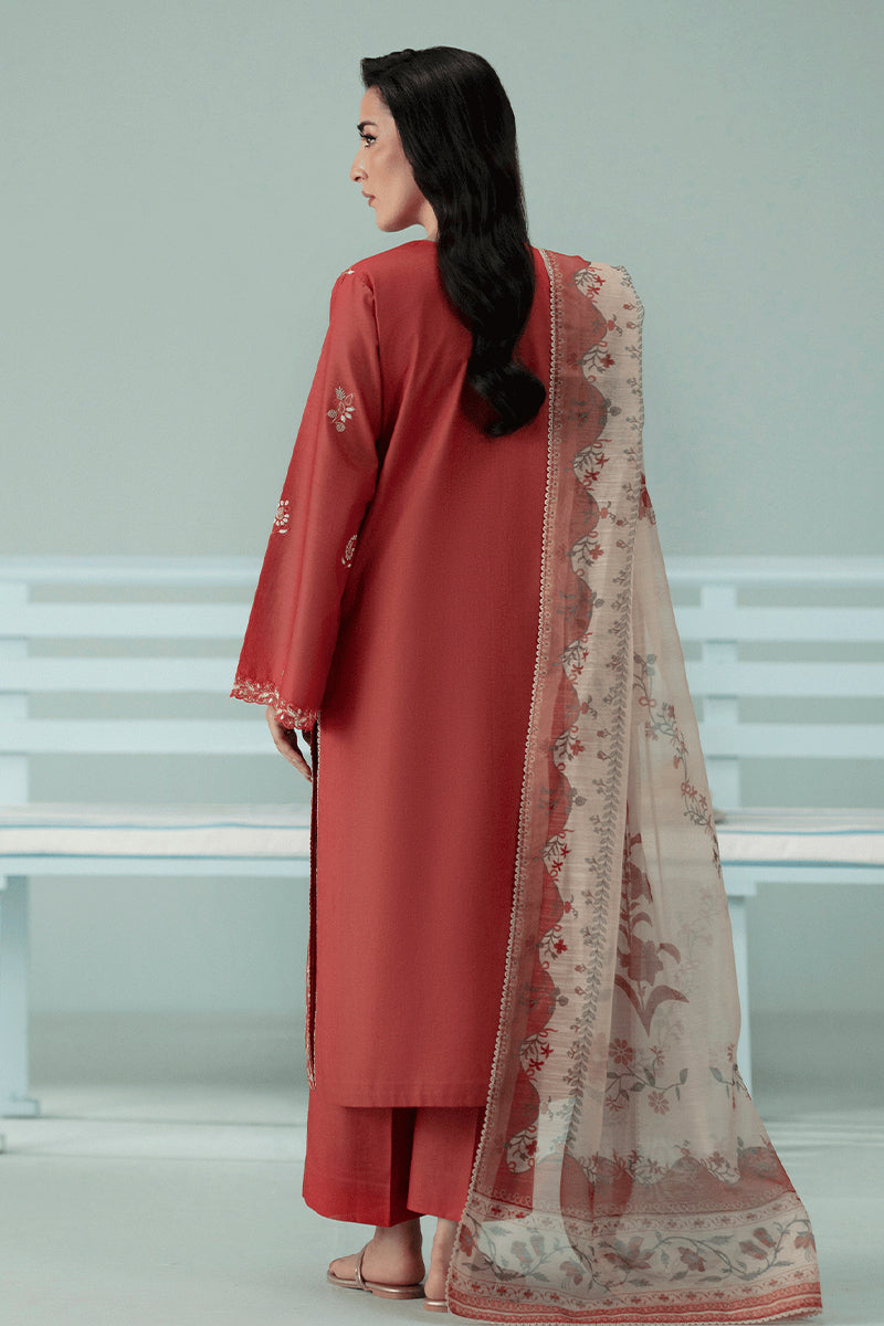 SERAN - 3PC DHANAK EMBROIDERED CL-W202