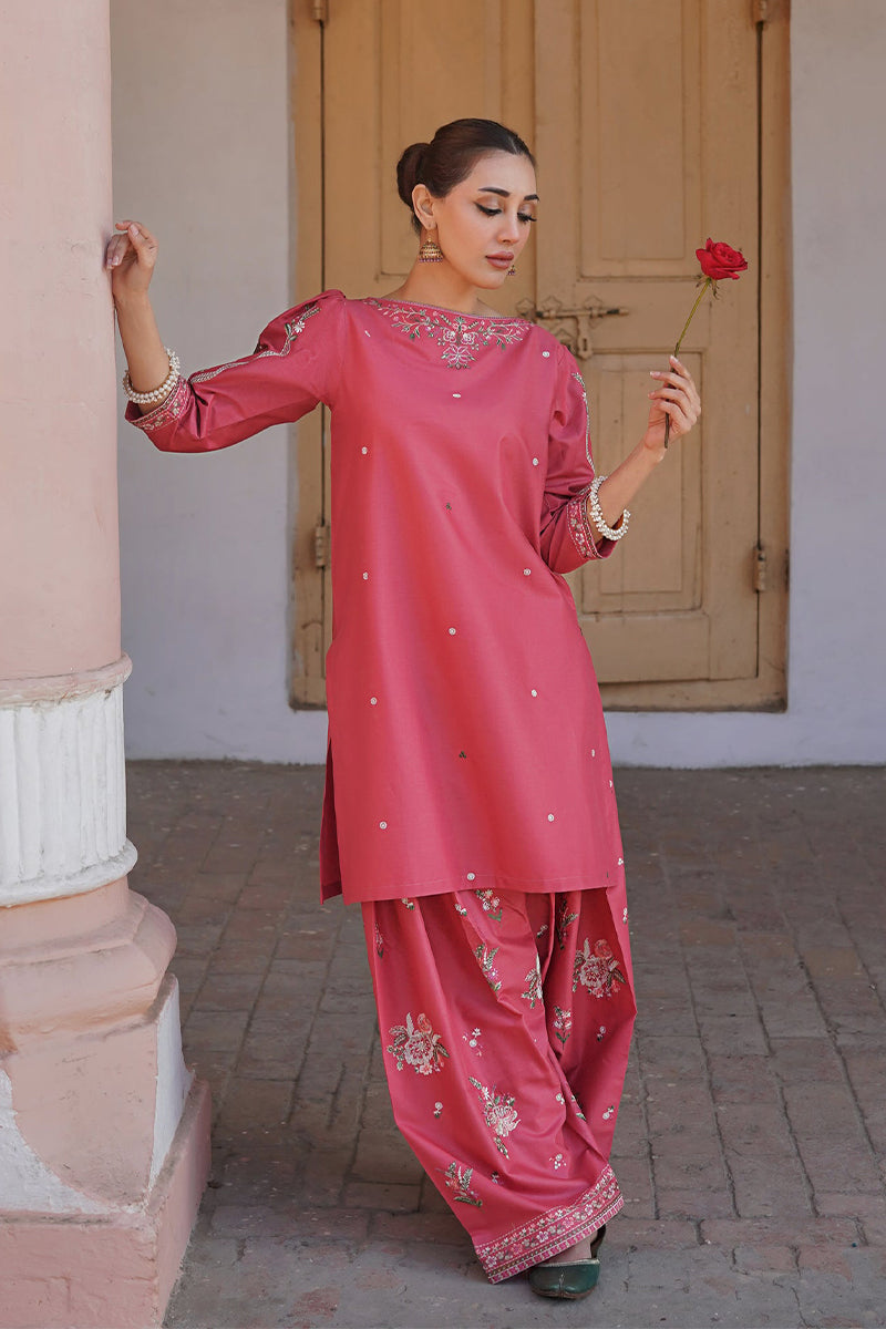 URGE - 2PC DHANAK EMBROIDERED CL-W207