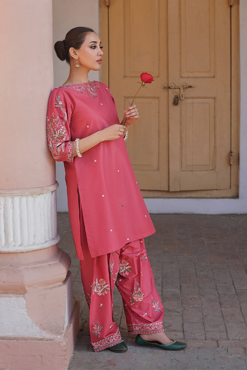 URGE - 2PC DHANAK EMBROIDERED CL-W207