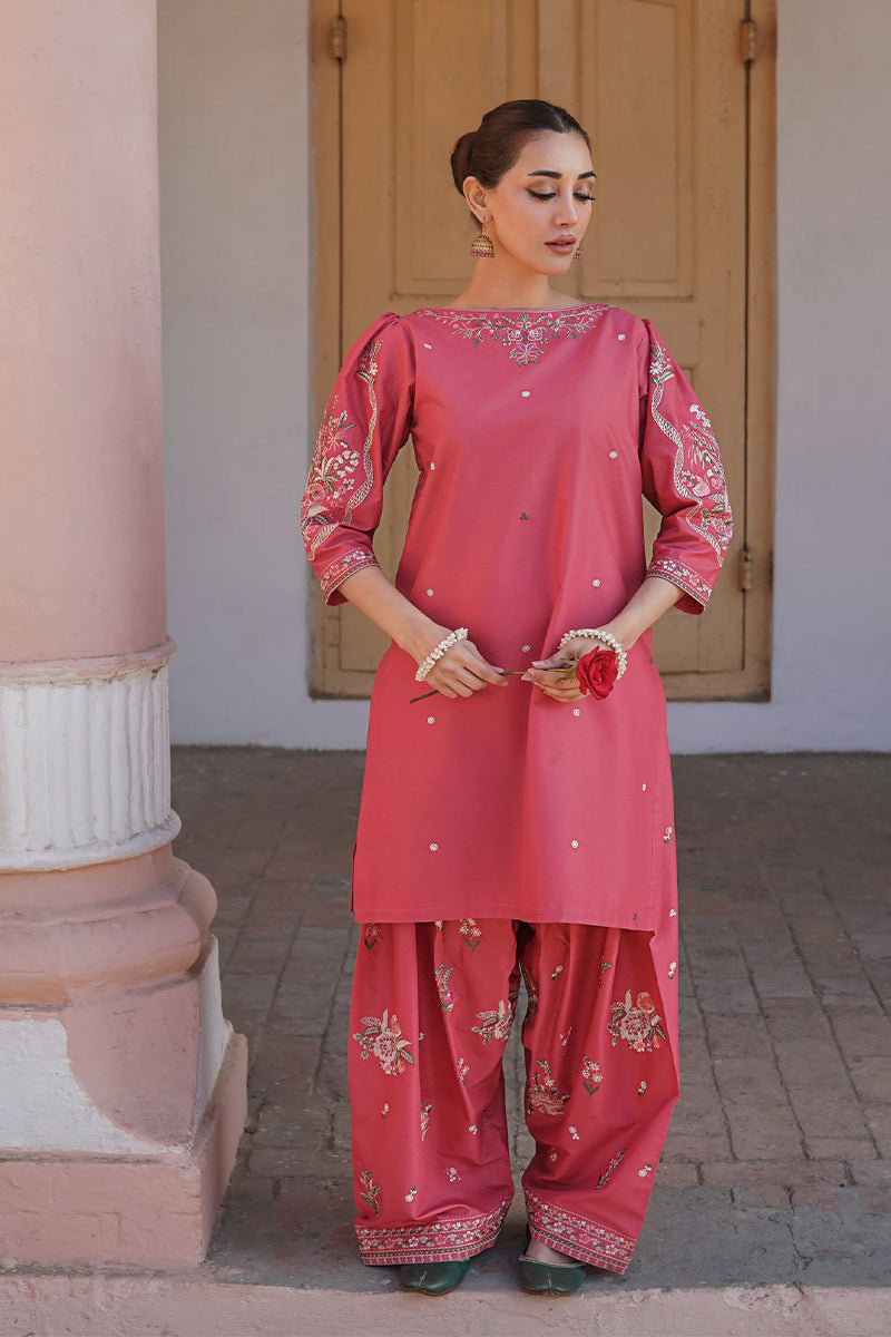 URGE - 2PC DHANAK EMBROIDERED CL-W207